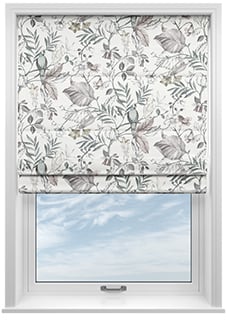 Iquitos, Dove Grey - Motorised Roman Blind
